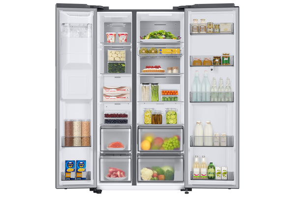 Samsung RS6HA8891SL/EU side-by-side refrigerator Freestanding 614 L E Aluminium