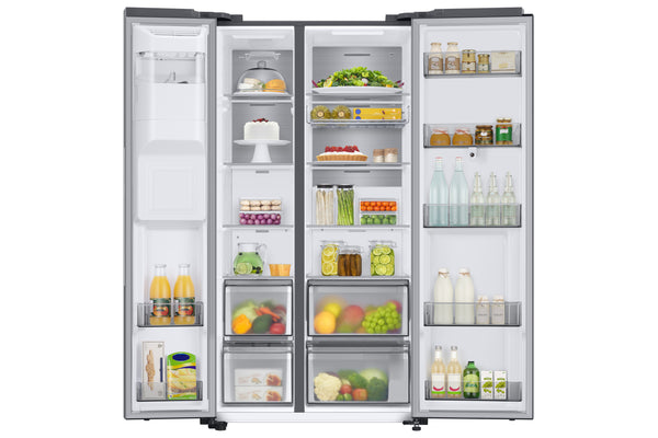 Samsung RS6HA8891SL/EU side-by-side refrigerator Freestanding 614 L E Aluminium